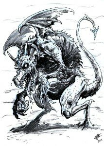 con_sketch_zombie_dragon_by_swyattart-d3gh4zv